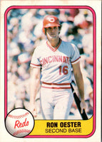 1981 Fleer Ron Oester #218