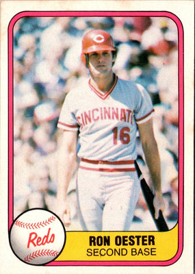 1981 Fleer Ron Oester #218