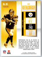 2016 Panini Contenders Ben Roethlisberger #85