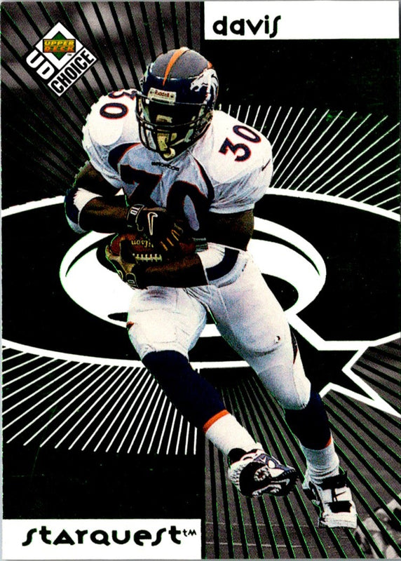 1998 UD Choice StarQuest/RookQuest Blue Terrell Davis/Robert Edwards #SR30