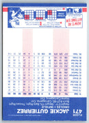 1987 Fleer Jackie Gutierrez