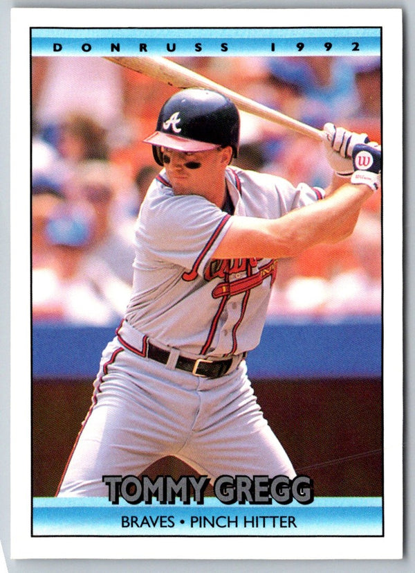 1992 Donruss Tommy Gregg #485