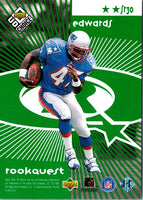 1998 UD Choice StarQuest/RookQuest Blue Terrell Davis/Robert Edwards #SR30