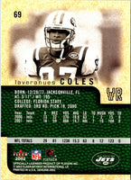 2002 Fleer Genuine Laveranues Coles #69