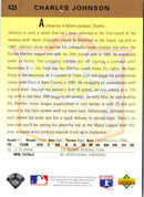 1993 Upper Deck Florida Marlins Charles Johnson