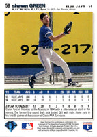 1995 Collector's Choice SE Silver Signature Shawn Green #58