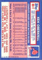 1984 Topps Traded Ken Oberkfell #85T