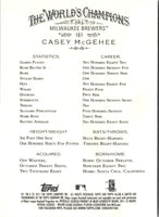 2011 Topps Allen & Ginter Casey McGehee #161