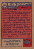 1985 Topps Brian Holloway #327