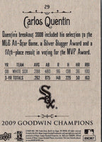 2009 Upper Deck Goodwin Champions Carlos Quentin #29