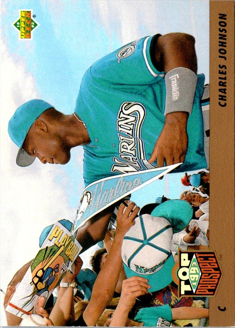 1993 Upper Deck Florida Marlins Charles Johnson