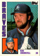 1984 Topps Traded Ken Oberkfell
