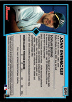 2001 Bowman Draft Picks & Prospects John Rheinecker #BDP99 Rookie