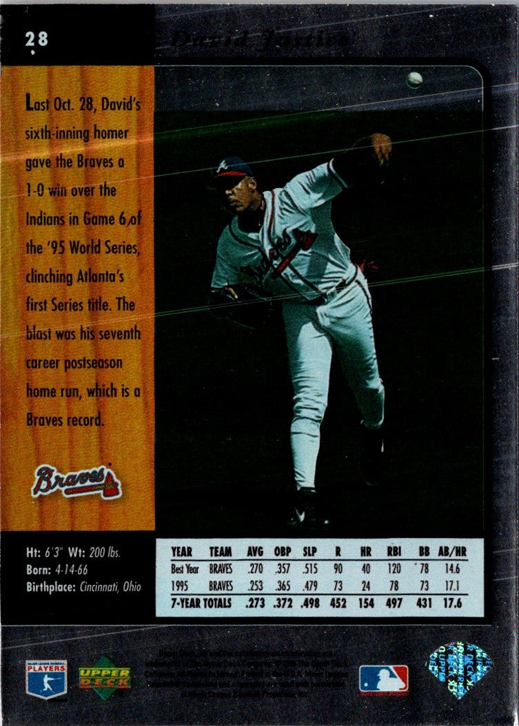 1996 SP David Justice