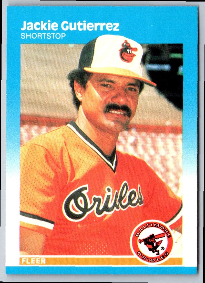 1987 Fleer Jackie Gutierrez