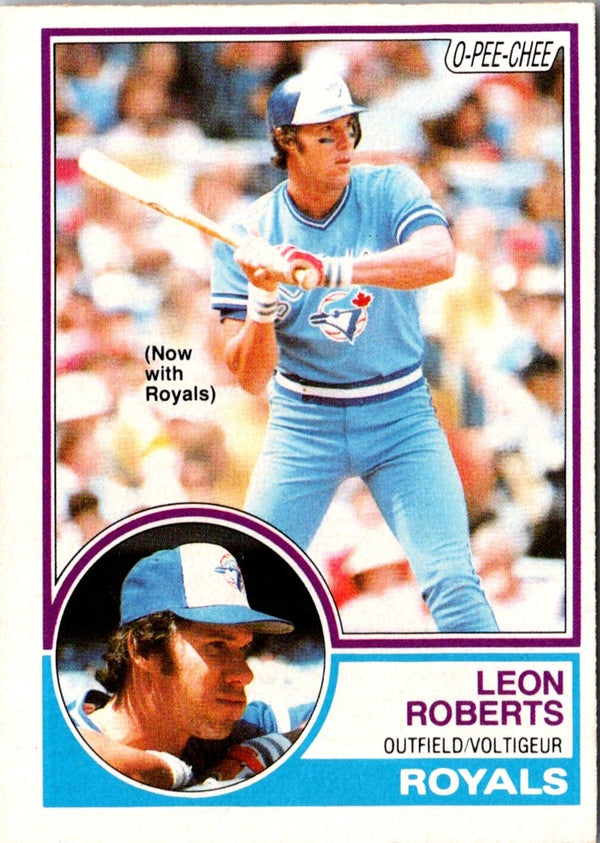 1983 O-Pee-Chee Leon Roberts #89