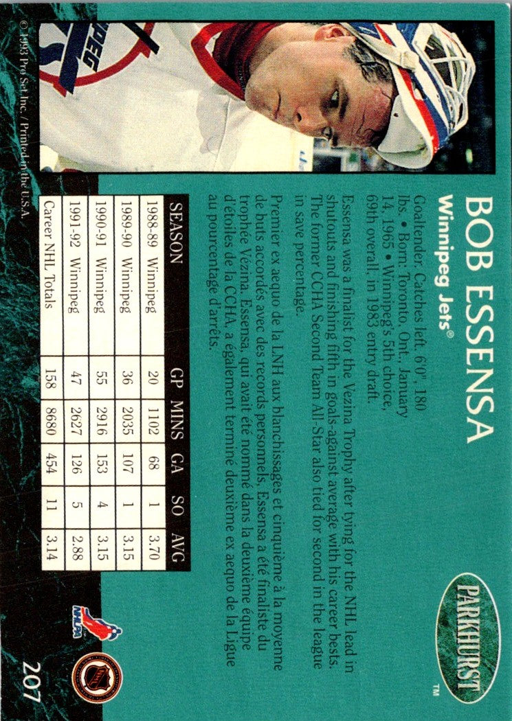 1992 Parkhurst Bob Essensa