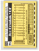 1990 Topps Tiffany Joe Orsulak