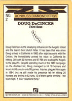 1985 Leaf Doug DeCinces #2
