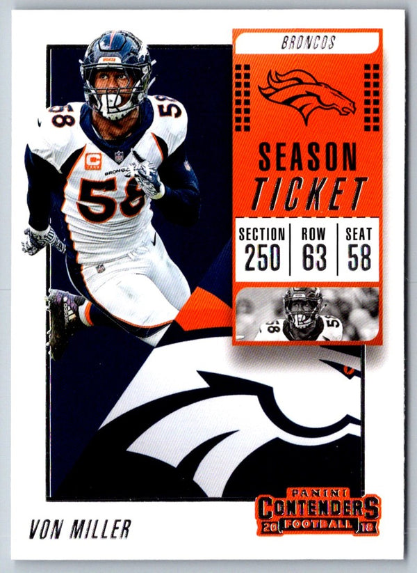 2018 Panini Contenders Von Miller #70