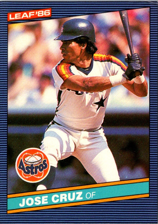 1986 Leaf Jose Cruz #49