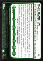 2012 Bowman Chrome Futures Game Hat Redemptions Billy Hamilton #14