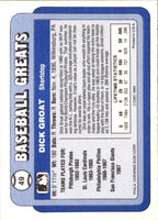 1990 Swell Baseball Greats Dick Groat #49