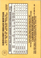 1985 Donruss Greg Minton #143