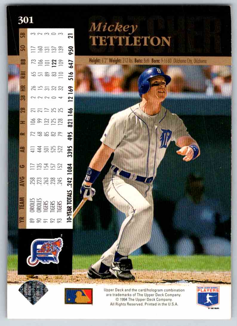 1994 Upper Deck Mickey Tettleton