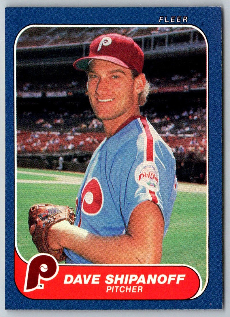 1986 Fleer Dave Shipanoff