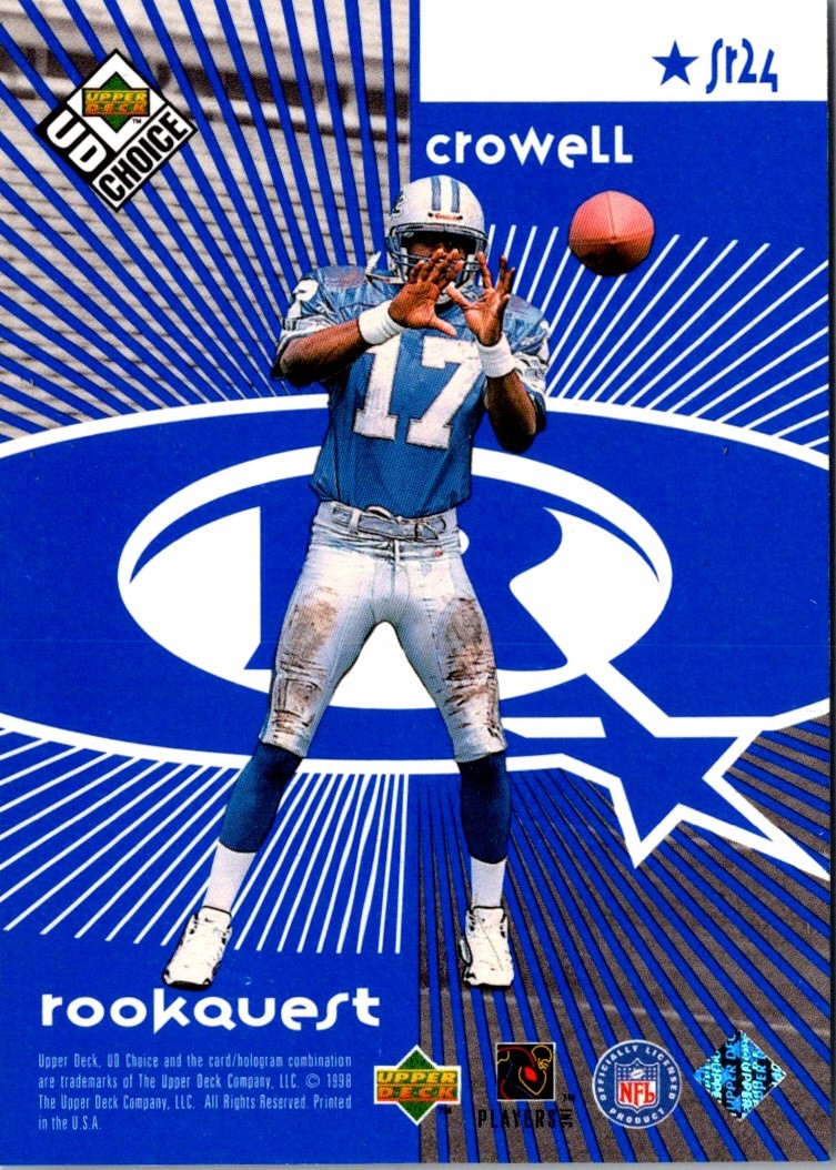 1998 UD Choice StarQuest/RookQuest Blue Herman Moore/Germane Crowell