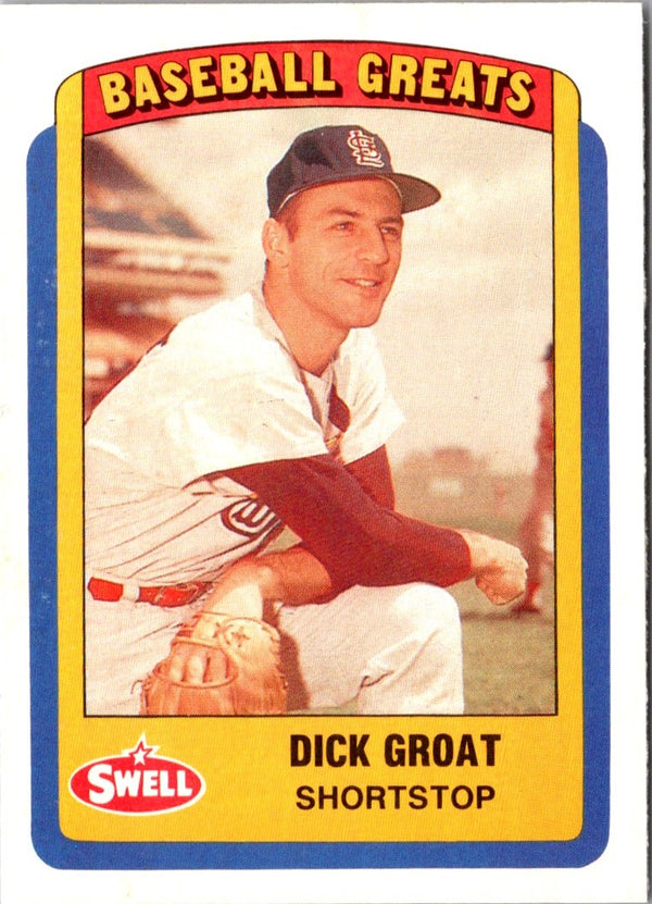 1990 Swell Baseball Greats Dick Groat #49