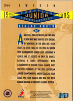 1995 Collector's Choice Player's Club Niklas Anger #344