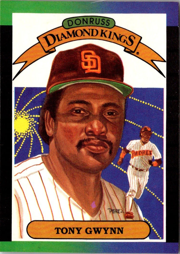 1989 Donruss Diamond Kings Tony Gwynn #6