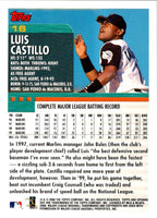 2000 Topps Opening Day Luis Castillo #16