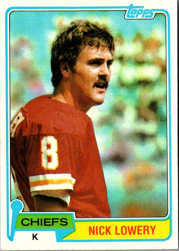 1981 Topps Nick Lowery #213 Rookie NM-MT