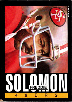 1985 Topps Freddie Solomon #161