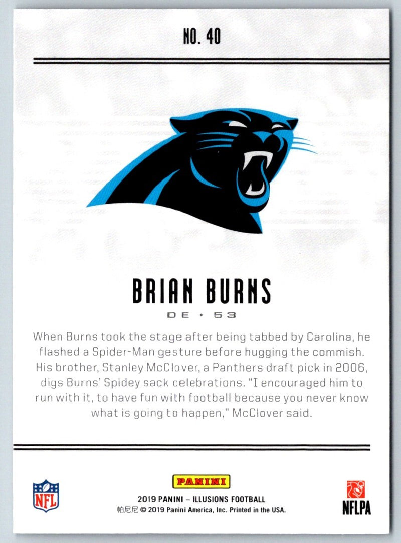 2019 Panini Illusions Brian Burns