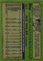 1982 Topps Joe Nolan #327