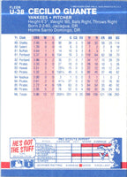 1987 Fleer Update Glossy Cecilio Guante #U-38