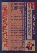 1984 Topps Dave Schmidt