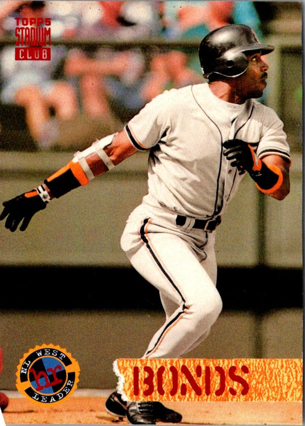 1994 Stadium Club Barry Bonds #532