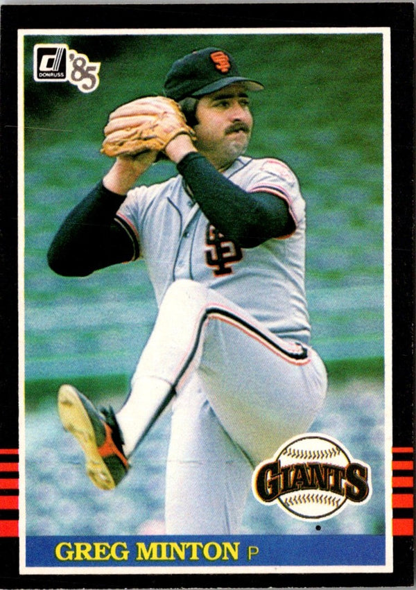 1985 Donruss Greg Minton #143