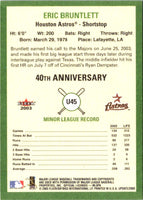 2003 Fleer Tradition Update Eric Bruntlett #U45