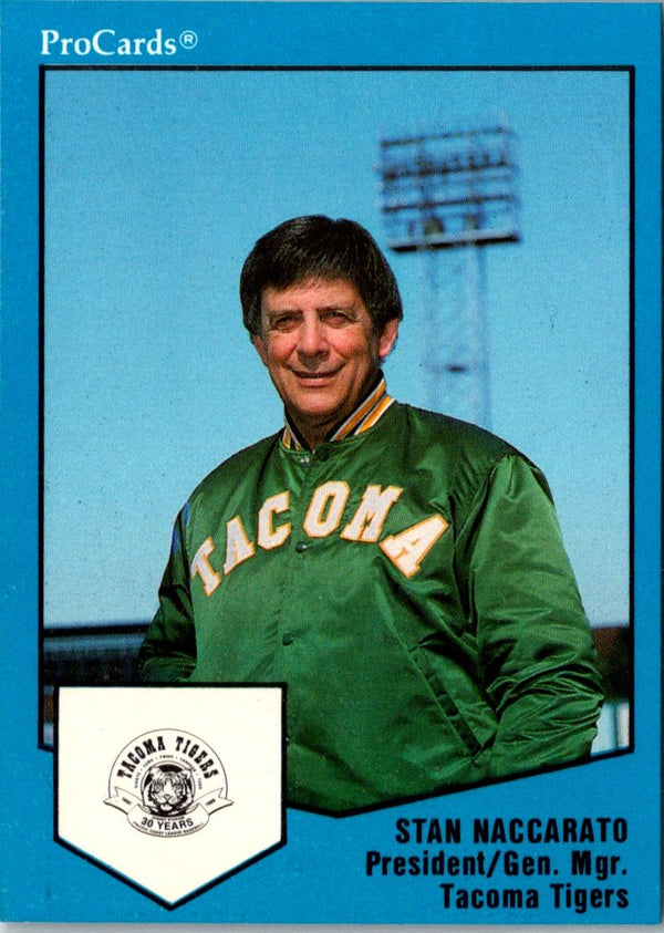 1989 ProCards Minor League Team Sets Stan Naccarato #1566
