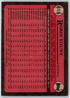 1989 Topps Robin Yount #615