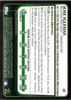 2011 Bowman Draft Picks & Prospects Jose Iglesias #49 Rookie