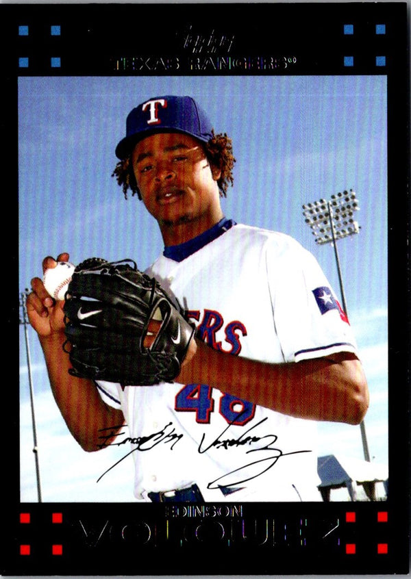 2007 Topps Updates & Highlights Edinson Volquez #UH299