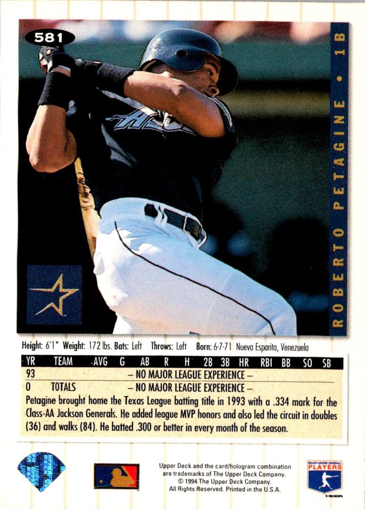1994 Collector's Choice Roberto Petagine