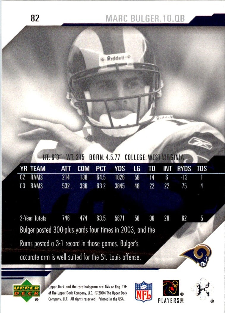 2004 Upper Deck Legends Marc Bulger